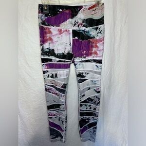 Lululemon Multicolored Leggings Waist is 13 inches